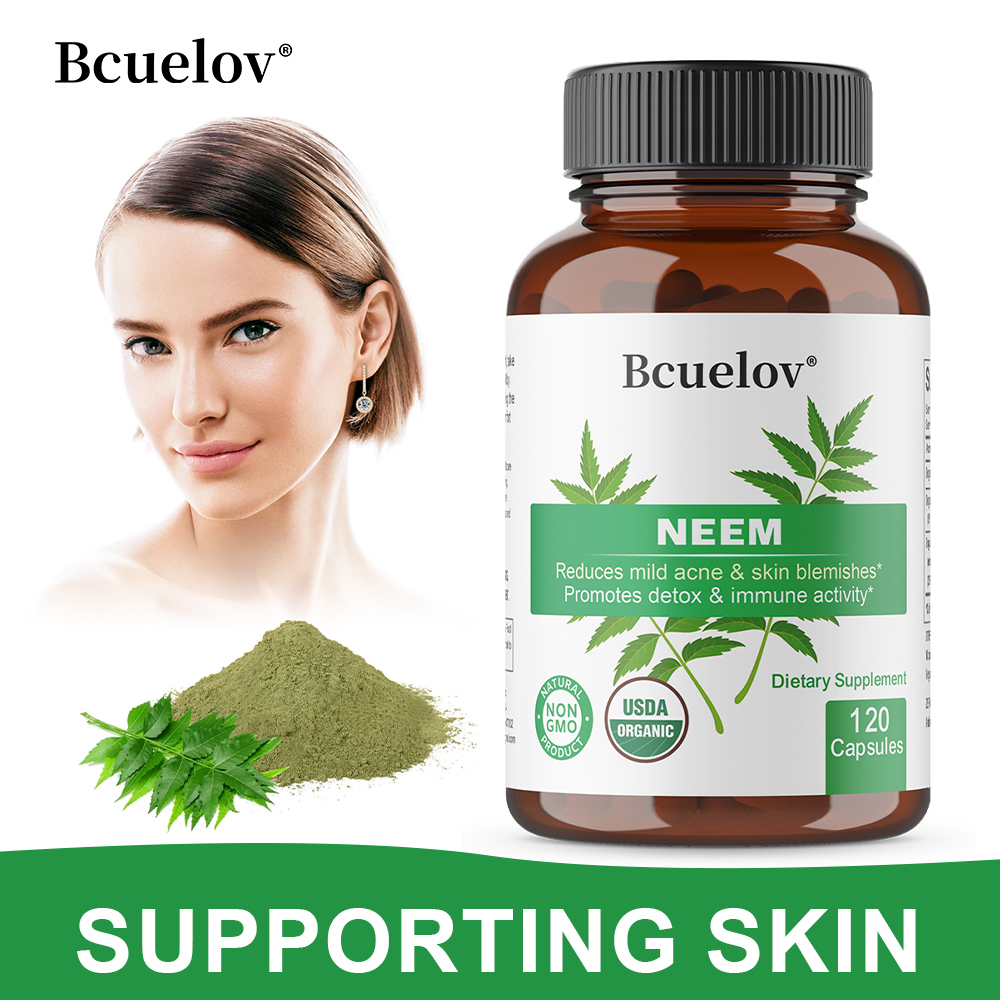 Organic Neem Leaf Capsules, He - Herbal Wellness recension och pris
