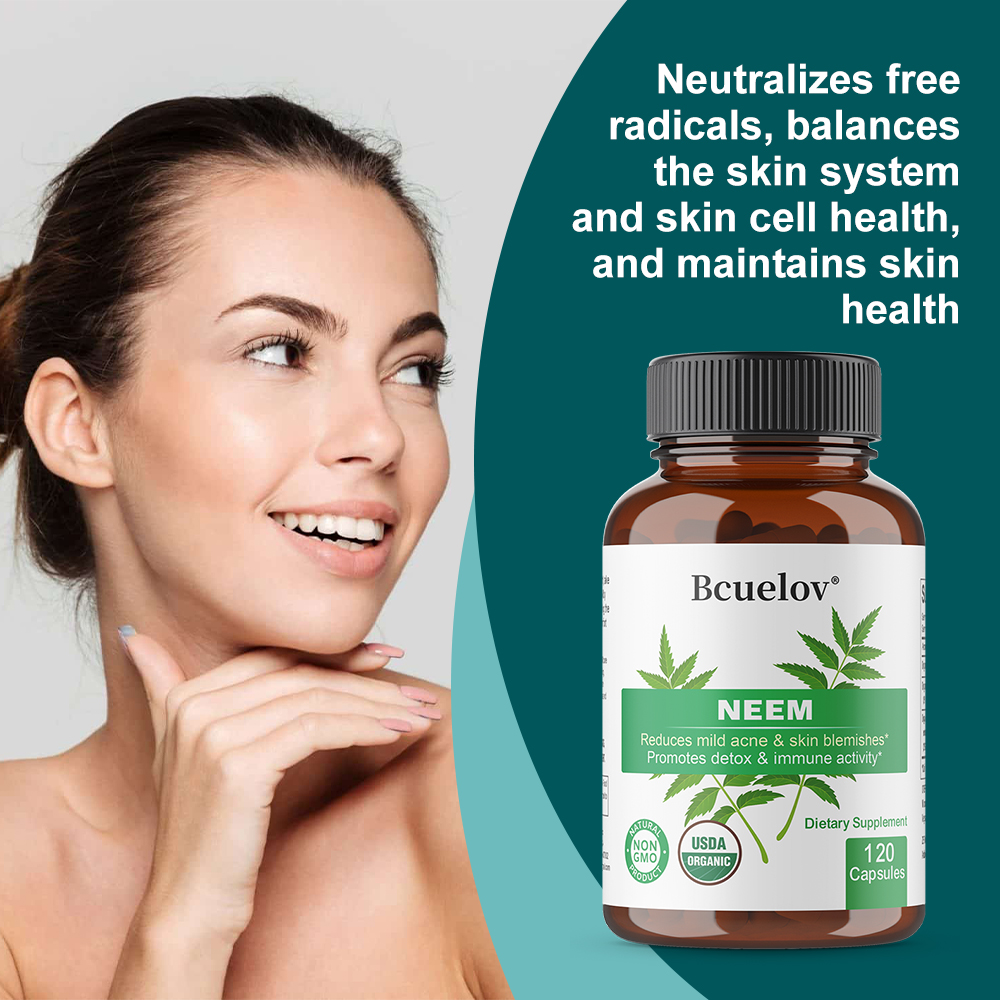 Organic Neem Leaf Capsules, He - Herbal Wellness recension och pris