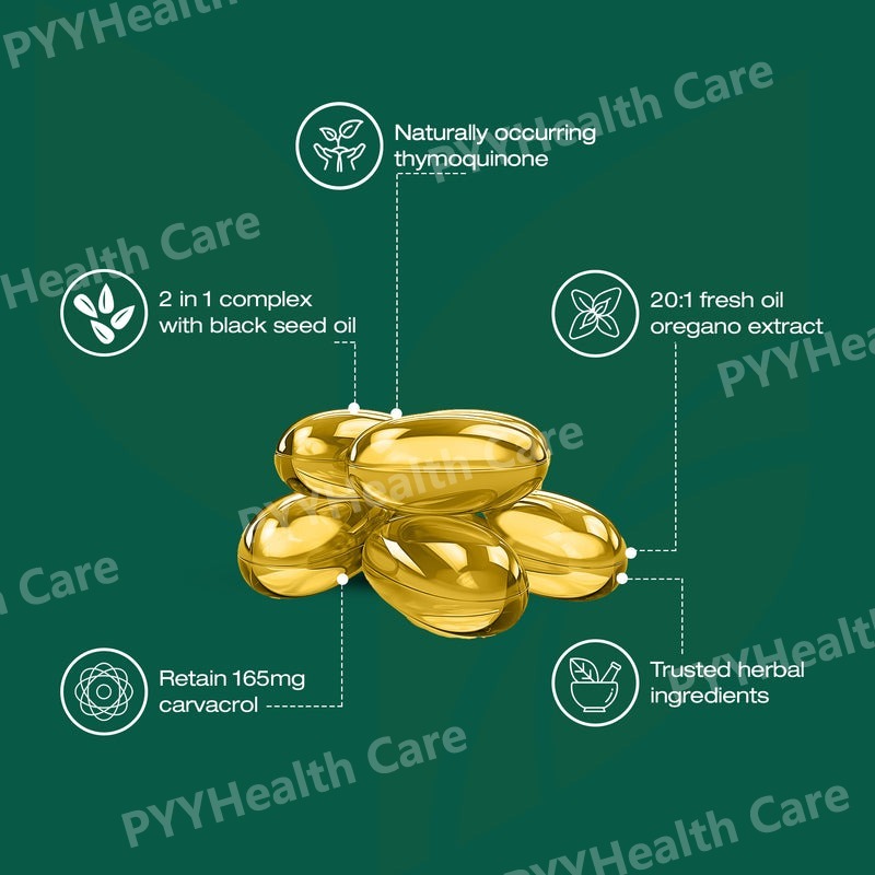 Oregano Oil with Black Seed Oi - Herbal Wellness recension och pris
