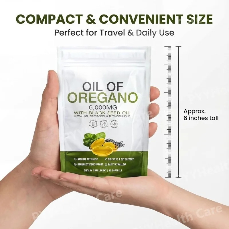 Oregano Oil with Black Seed Oi - Herbal Wellness recension och pris