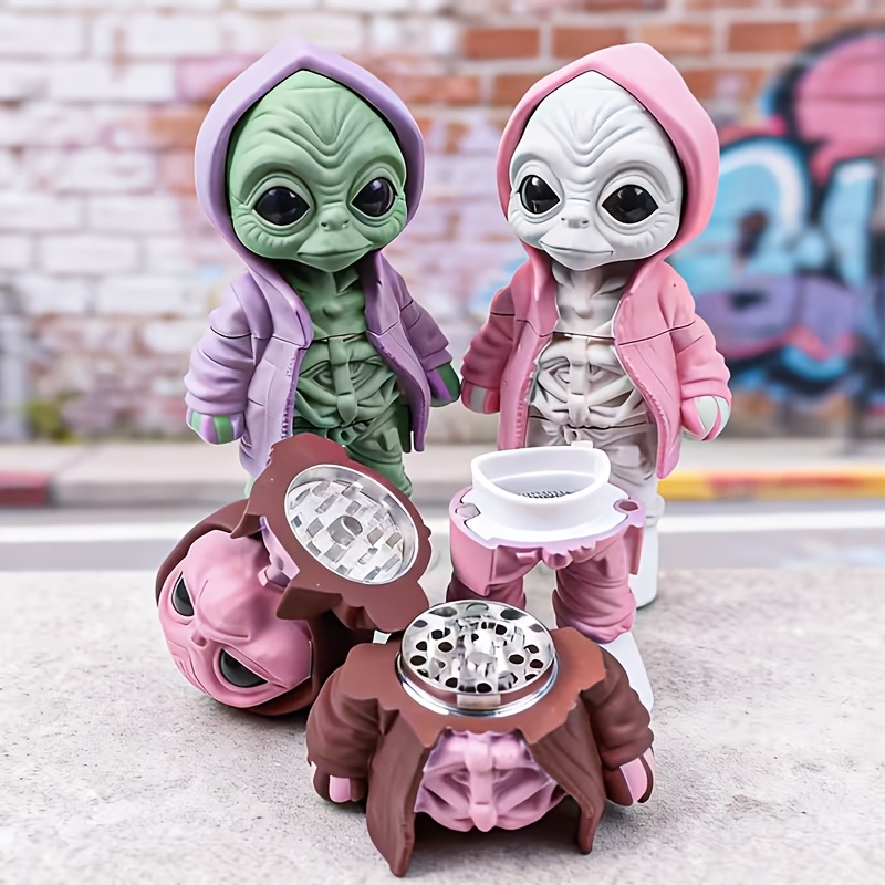 Funny Alien Herb Grinder Spice - Herbal Wellness recension och pris
