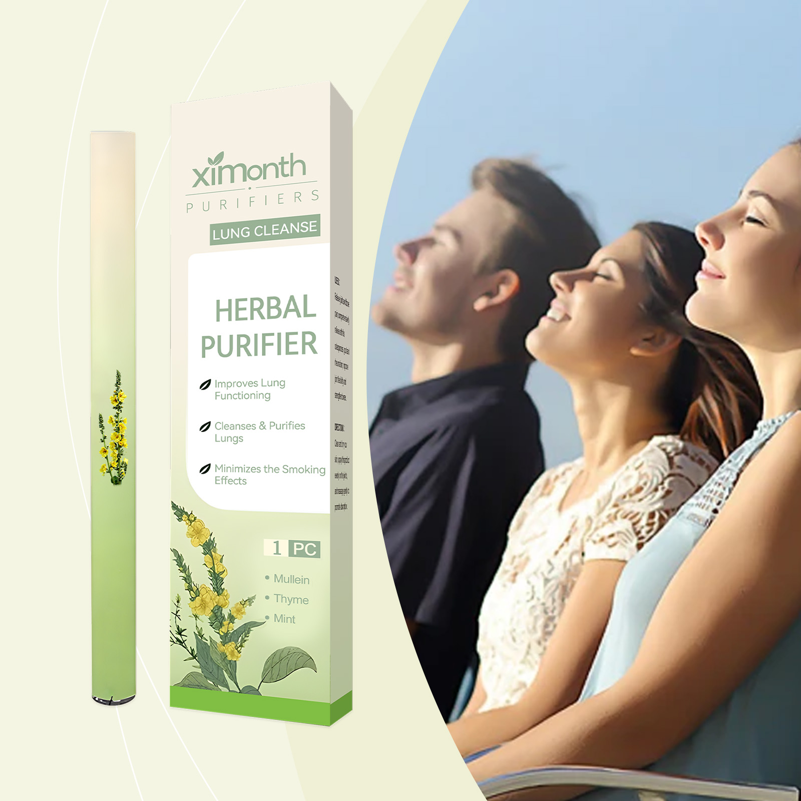 Natural Herbal Breathing Stick - Herbal Wellness recension och pris