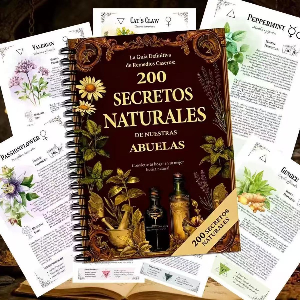 200 Natural Secrets A5 Spanish - Herbal Wellness recension och pris