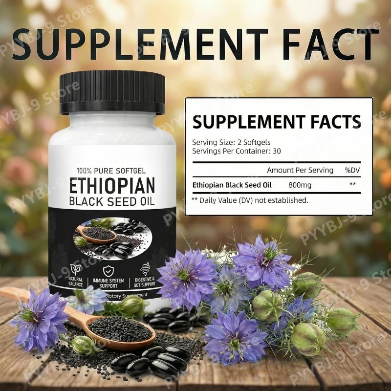 Ethiopian Black Seed Oil Softg - Herbal Wellness recension och pris